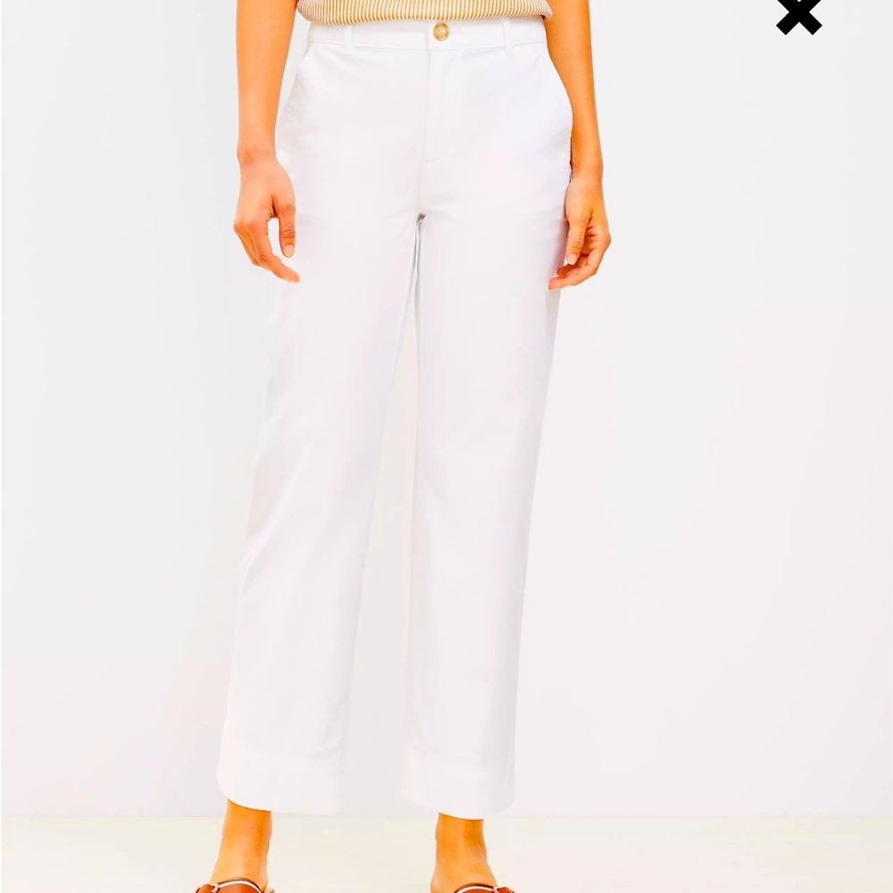 New Monroe Chino Pants, Size 4, White